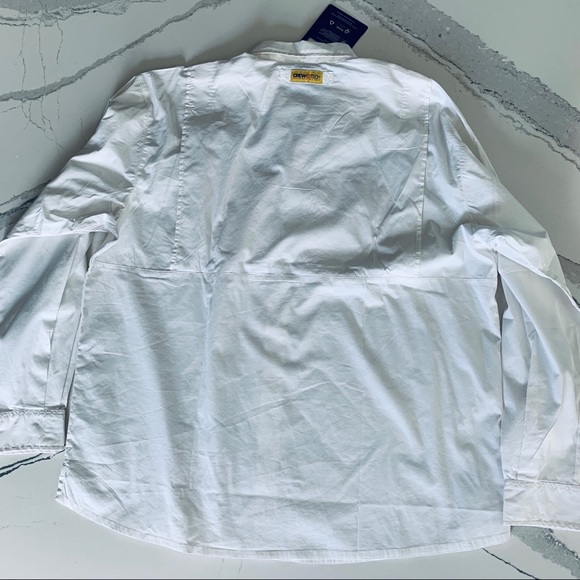 Caribbean Canvas Co White Fishing Shirt XXL NWT - Picture 3 of 6